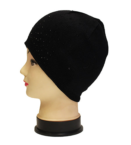 Elegant Rhinestone Beanie – HT1906