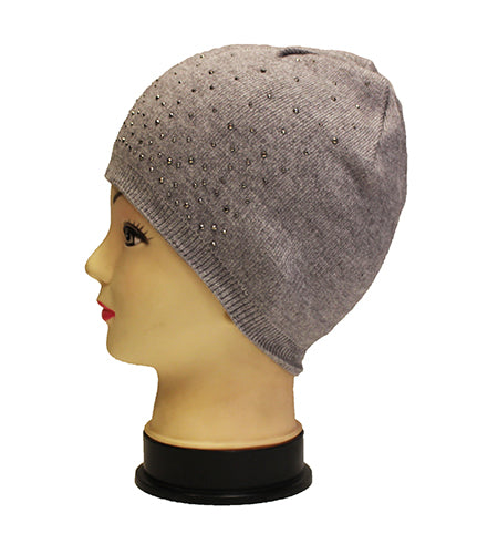 Elegant Rhinestone Beanie – HT1906