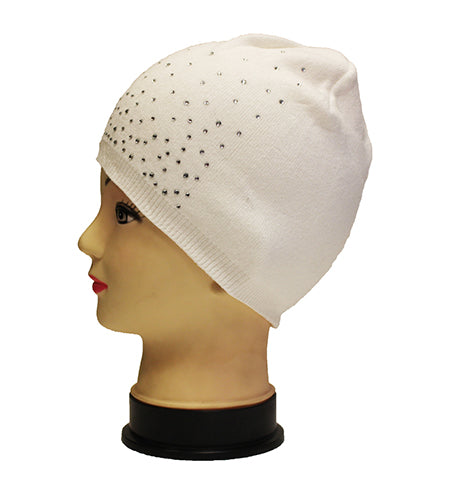 Elegant Rhinestone Beanie – HT1906