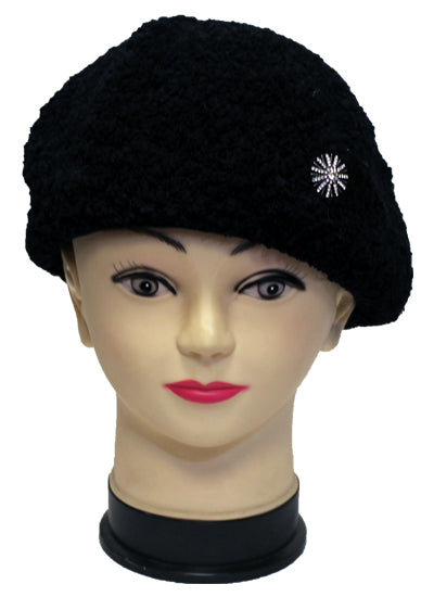 Cozy Fleece Beret Hat-HT2106