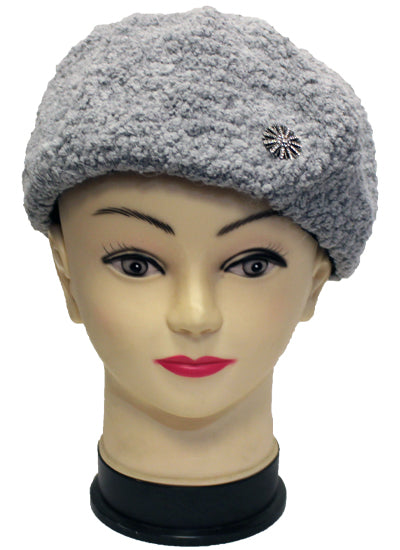 Cozy Fleece Beret Hat-HT2106