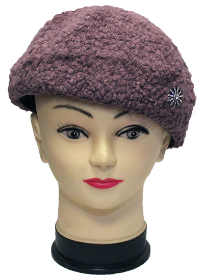 Cozy Fleece Beret Hat-HT2106