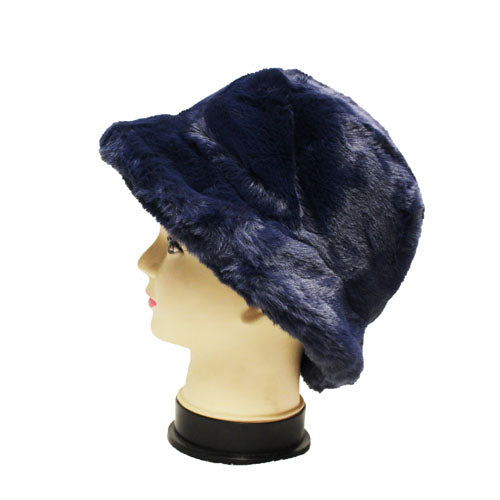 Faux Fur Bucket Hat-HT2201
