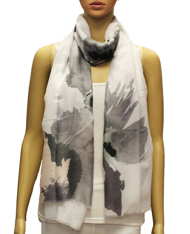 Watercolor Pattern Lightweight Scarf-S2005