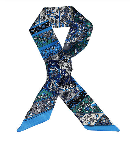aisley Elegance Neck Ribbon Scarf-S2010
