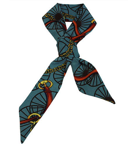 Vintage-Inspired Chain Print Scarf-S2014