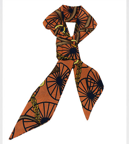 Vintage-Inspired Chain Print Scarf-S2014