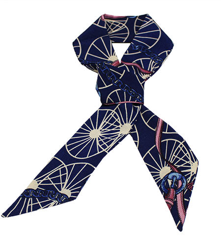 Vintage-Inspired Chain Print Scarf-S2014