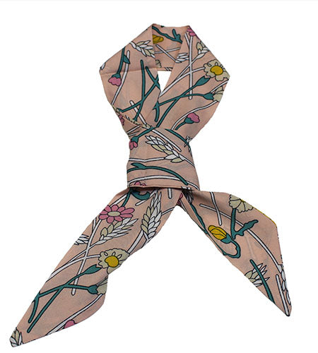 Whimsical Floral Pattern Neck Scarf-S2015