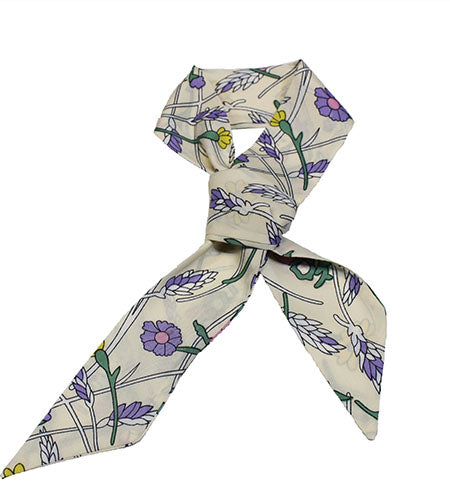 Whimsical Floral Pattern Neck Scarf-S2015