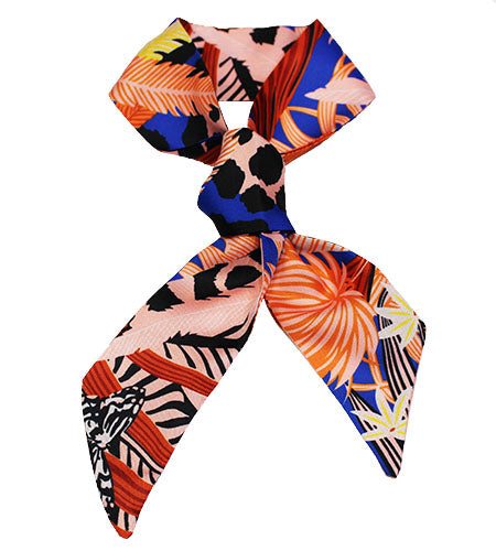 Tropical Jungle Print Neck Scarf-S2017