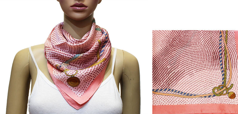 Silk Feel Nautical Rope Scarf-S2027