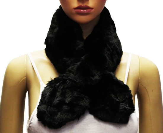 Plush Faux Fur Neck Warmer-S2102