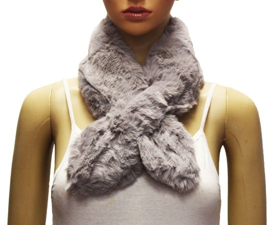 Plush Faux Fur Neck Warmer-S2102