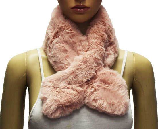 Plush Faux Fur Neck Warmer-S2102