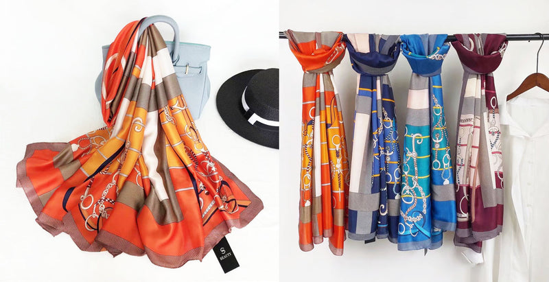 Luxury Chain Pattern Scarf-S2208