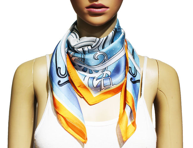 Elegant Carriage Print Scarf-S2209