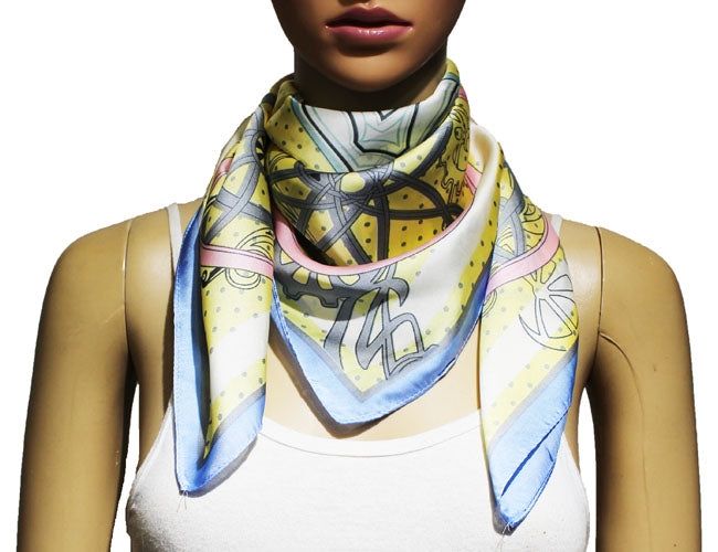 Elegant Carriage Print Scarf-S2209