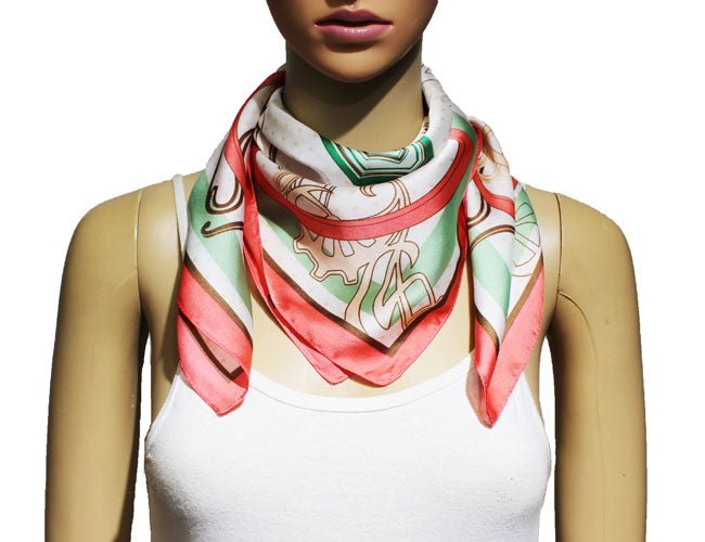 Elegant Carriage Print Scarf-S2209