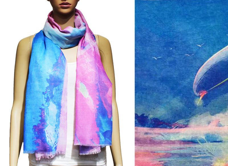 Dreamy Sky Art Scarf-S2225