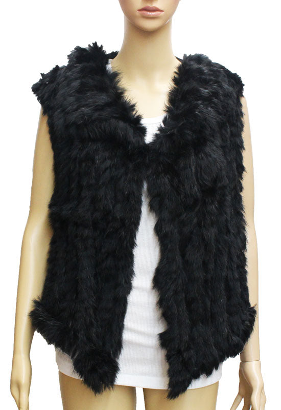 Luxe Rabbit Fur Vest-SHW1617