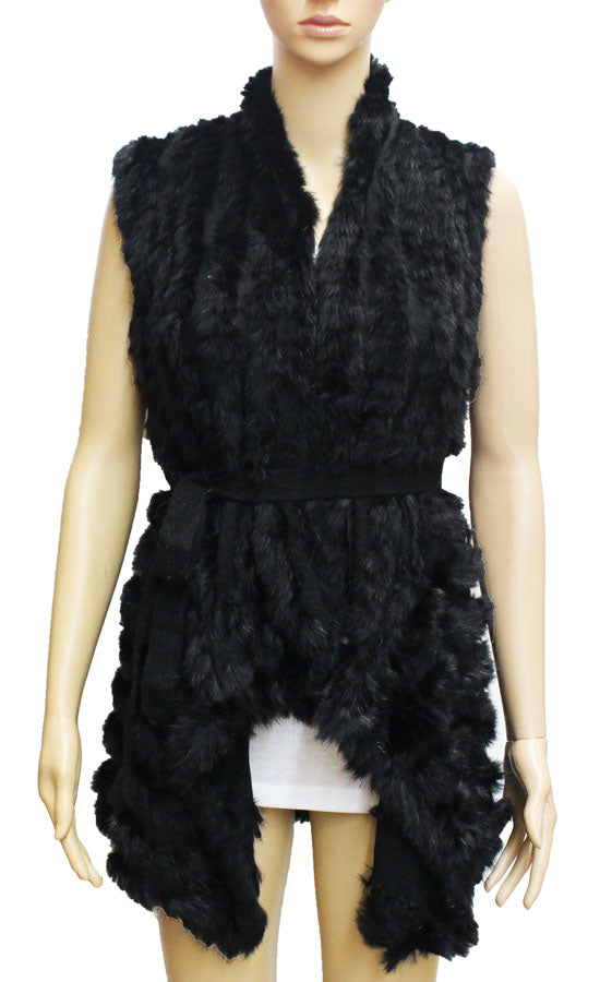 Elegant Rabbit Fur Vest-SHW1620