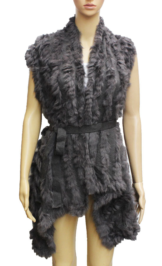 Elegant Rabbit Fur Vest-SHW1620
