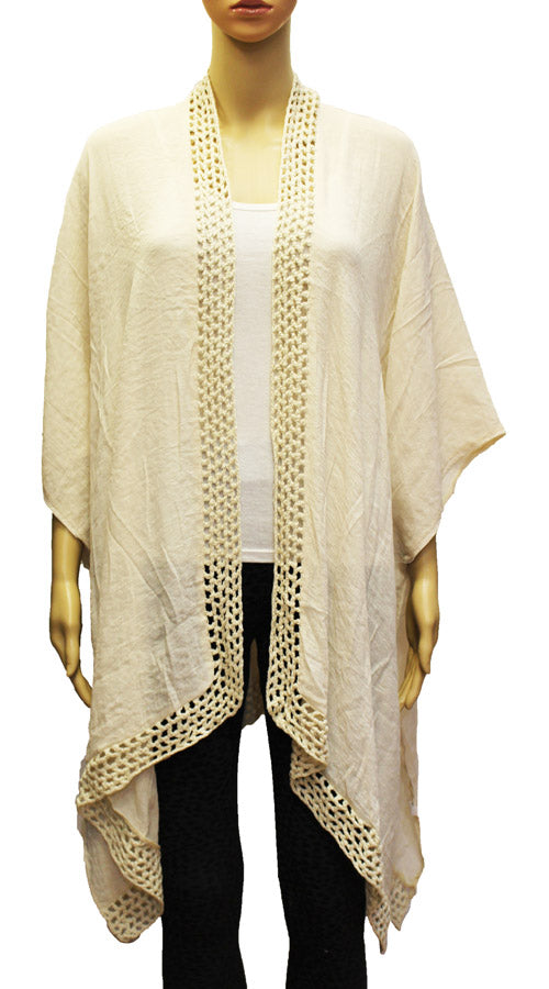 Sheer Beach Kimono Cover-Up-SHW1901