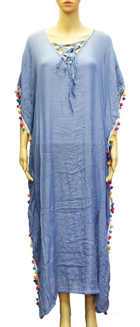 Embroidered Boho Beach Cover-SHW1904