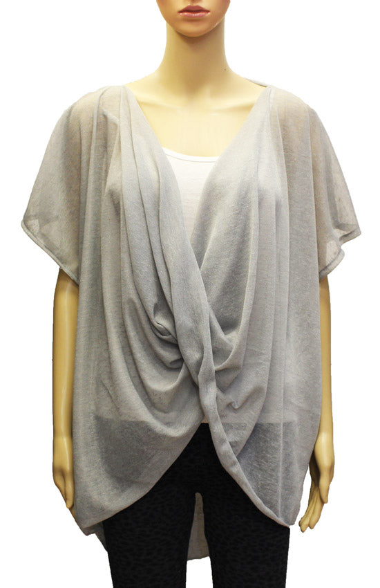 Draped Lightweight Summer Cardigan-SHW1911
