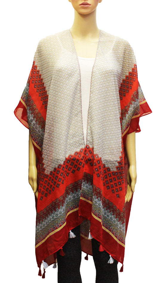 Bohemian Tassel Kimono-SHW1921