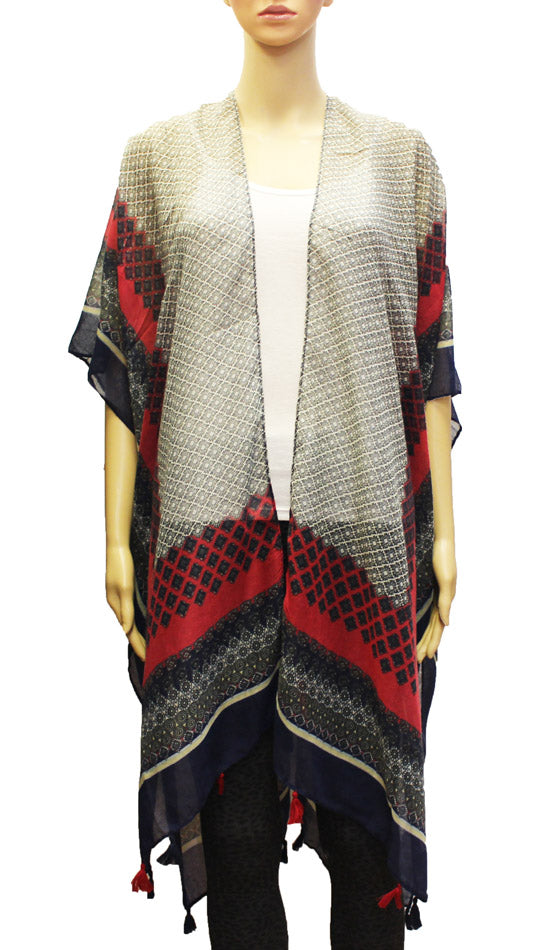 Bohemian Tassel Kimono-SHW1921