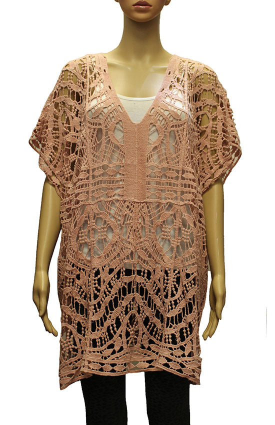 Boho Crochet Hollow Out Cover-Up-SHW2007