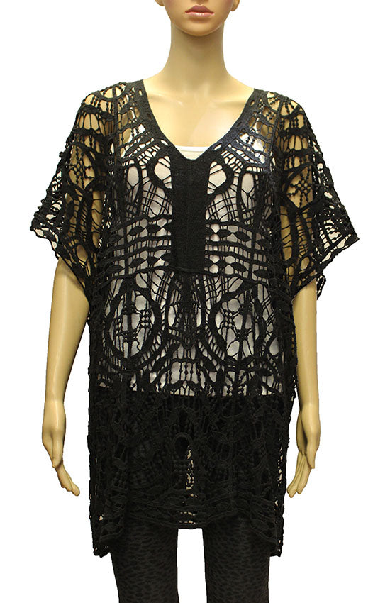 Boho Crochet Hollow Out Cover-Up-SHW2007