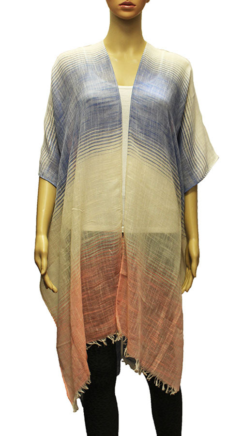Lightweight Ombre Summer Kimono-SHW2008
