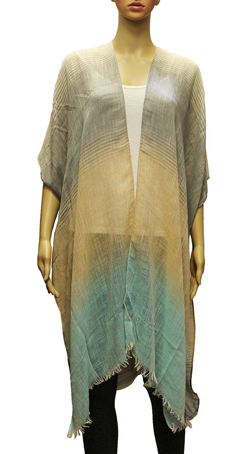 Lightweight Ombre Summer Kimono-SHW2008