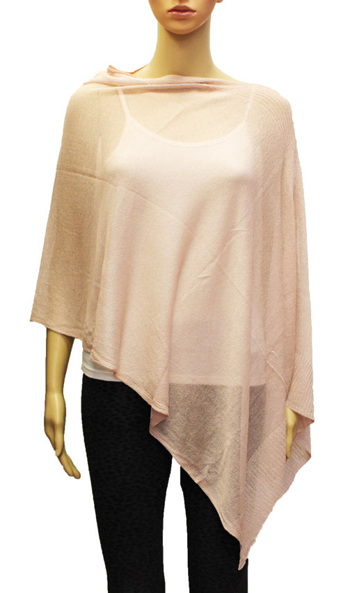 Beach-Ready Asymmetric Poncho Wrap-SHW2013