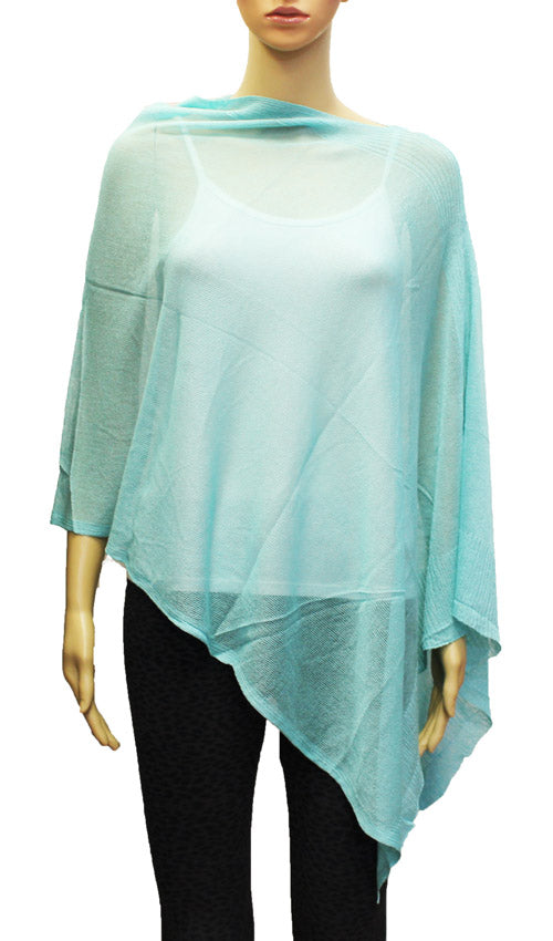 Beach-Ready Asymmetric Poncho Wrap-SHW2013