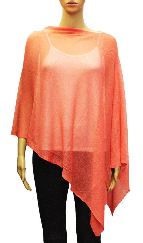 Beach-Ready Asymmetric Poncho Wrap-SHW2013