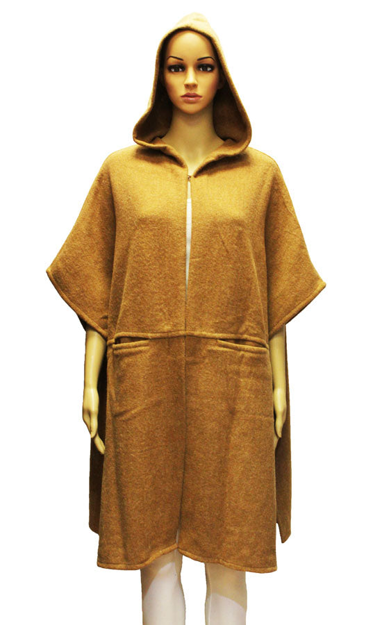 Hooded Zip Front Cape-SHW2105